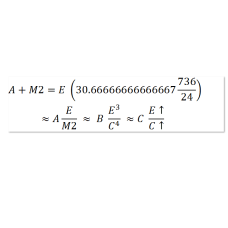 13 amplitude (736)61.333 / doubled mass (24)2 30.6…