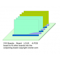 316 a pcb board to fit other boards into the conjo…