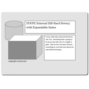 53 static sd hard drives/ with expandable states c…