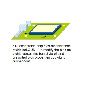 312 to modify the bios on a chip verses the board …