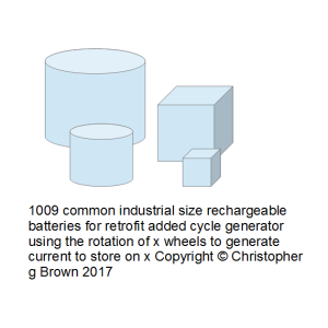 1009 common industrial size rechargeable batteries…