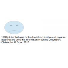 1050 job bot that asks for feedback from positive …