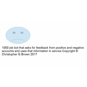 1050 job bot that asks for feedback from positive …