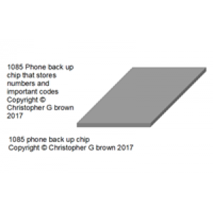 1085 phone back up chip that stores numbers and im…