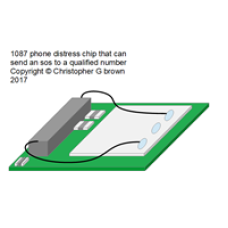 1087 phone distress chip that can send an sos to a…