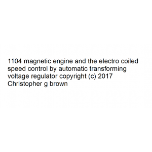 1104 magnetic engine and the electra coiled speed …