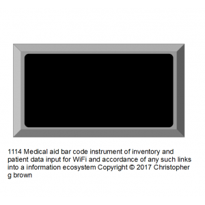1114 medical aid bar code instrument of inventory …