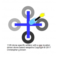 1129 drone specific artillery with a gps location …