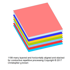 1199 many layered and horizontally aligned and sta…