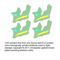 1253 printed dna from any known starch or protein …