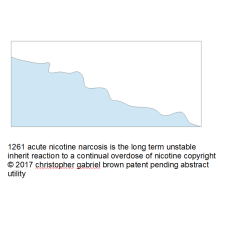 1261 acute nicotine narcosis is the long term unst…