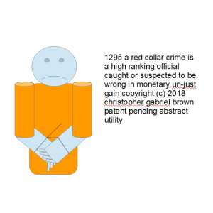 1295 a red collar crime is a high ranking official…