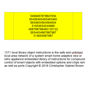 1371 local library object instructions is the safe…