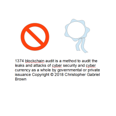 1374 block chain audit is a method to audit the le…