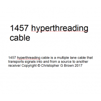 1457 hyper threading cable is a multiple lane cabl…