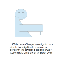 1505 bureau of lawyer investigation is a simple in…