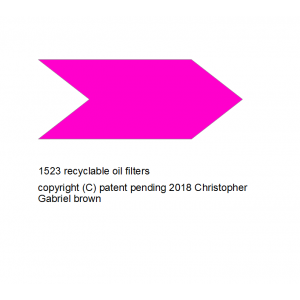 1523 recyclable oil filters copyright (c) patent p…