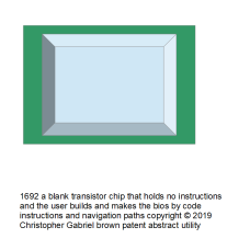 1692 a blank transistor chip that holds no instruc…