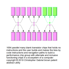 1694 parallel many blank transistor chips that hol…