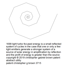 1699 light turbo focused energy is a small reflect…