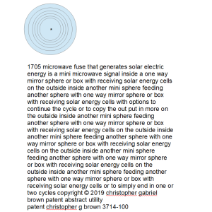 1705 microwave fuse that generates solar electric …