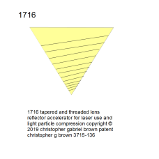 1716 tapered and threaded lens reflector accelerat…