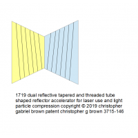 1719 dual reflective tapered and threaded tube sha…