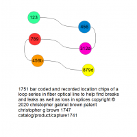 1751 bar coded location chips