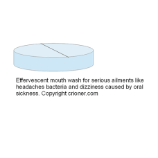 408 effervescent mouth wash for serious ailments l…