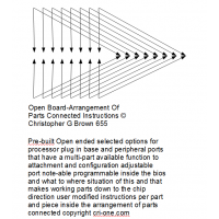 655 open mother board-arrangement of parts connect…