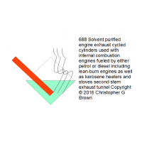 688 solvent purified engine exhaust cycled cylinde…