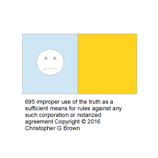 695 improper use of the truth as a sufficient mean…