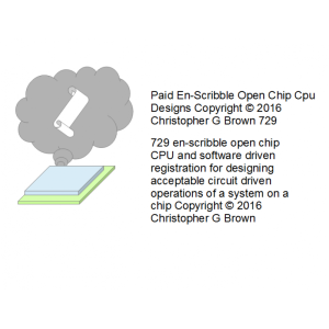 729 en-scribble open chip cpu and software driven …