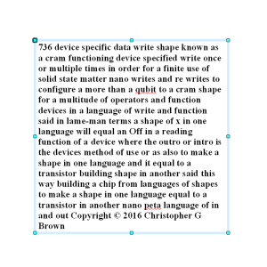 736 device specific data write shape known as a cr…