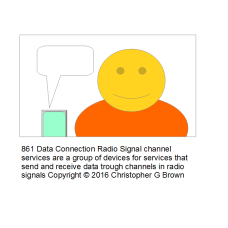 861 data connection radio signal channel services …