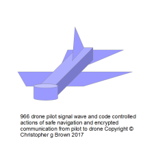 966 drone pilot signal wave and code controlled ac…